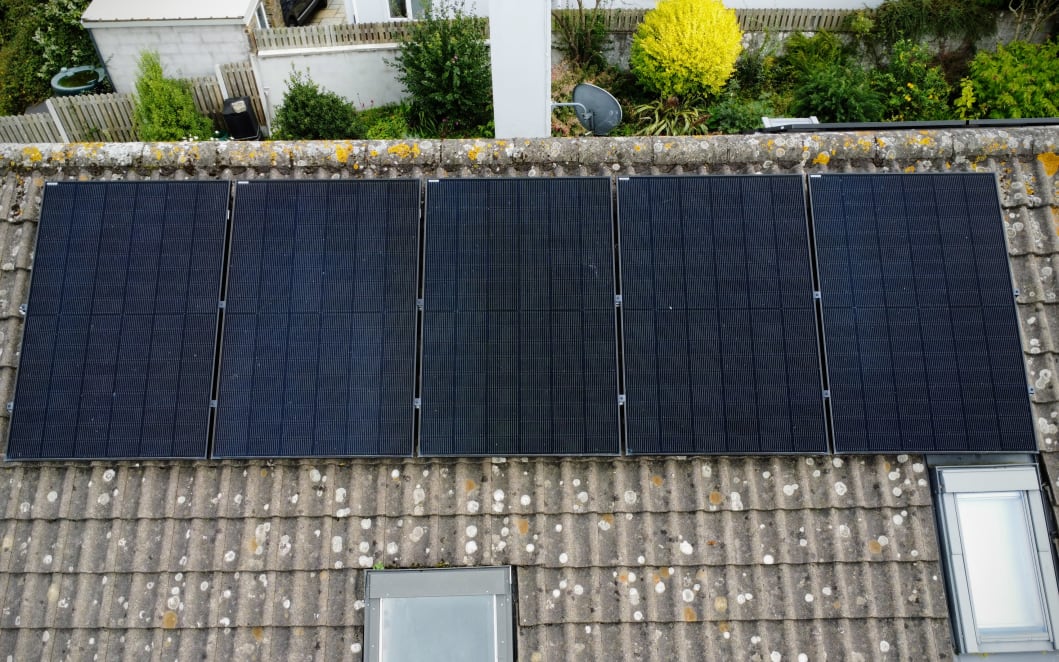 Domestic solar panels in Ireland